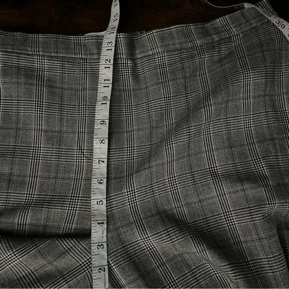 Hudson North Plus Easy Pull-On Ankle Pants Plaid Grey Academia Size 2X Trouser - Picture 13 of 15